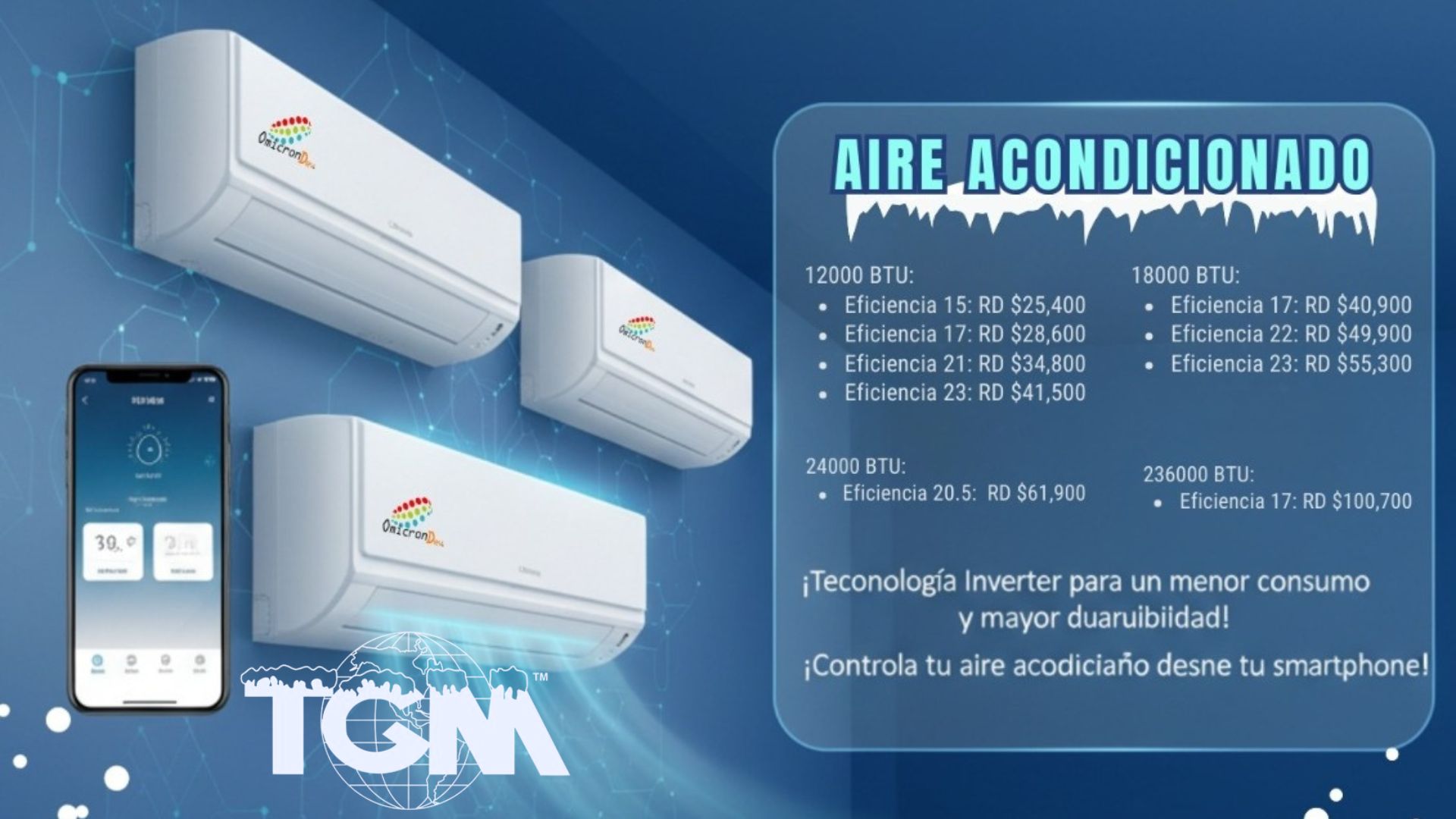 Equipos de aire acondicionado